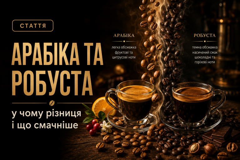 Арабіка та робуста — у чому різниця і що смачніше