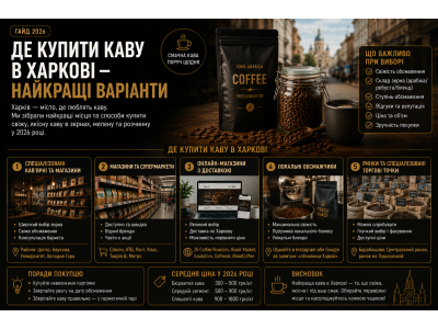Де купити каву в Харкові — найкращі варіанти 2026