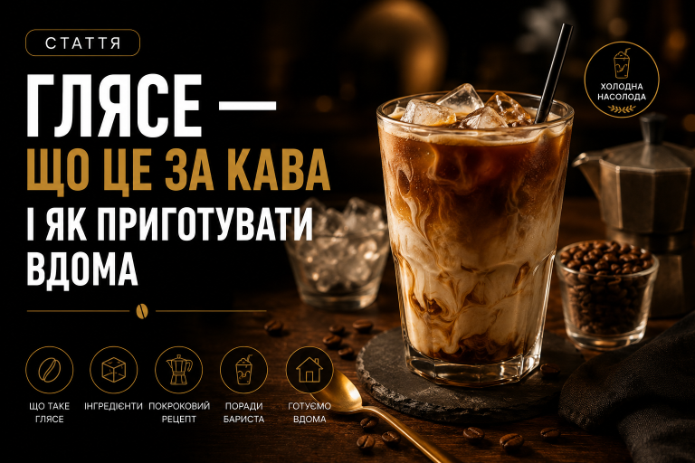 Глясе — що це за кава і як приготувати вдома