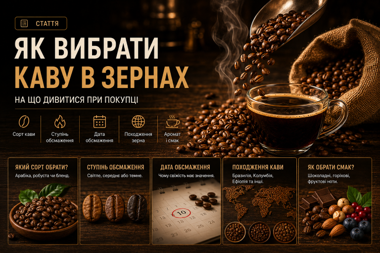 Як вибрати каву в зернах — на що дивитися при покупці