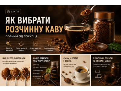 Як вибрати розчинну каву — повний гід покупця