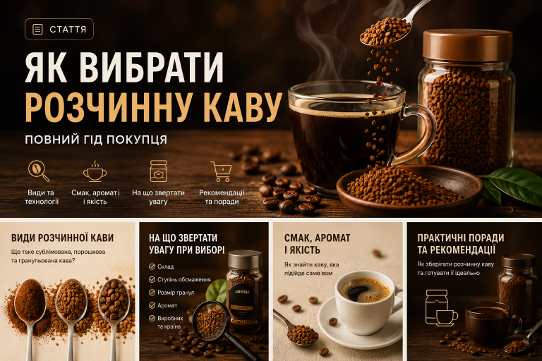 Як вибрати розчинну каву — повний гід покупця