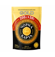 Кава Чорна Карта Gold розчинна м/в 250 г