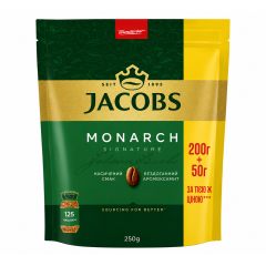 Кава Jacobs Monarch розчинна м/в 250 г