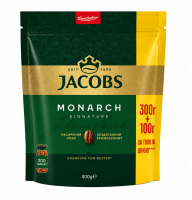 Кава Jacobs Monarch розчинна м/в 400 г
