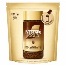 Кава Nescafe Gold розчинна м/в 200 г